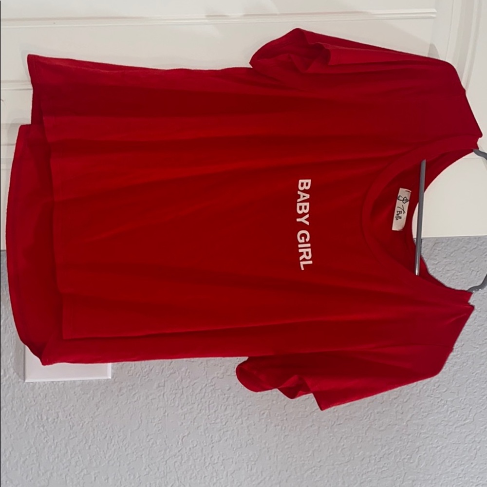 Red Crop Top